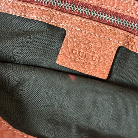 Gucci Leather Hobo Bamboo Bar Shoulder Bag With Braided Straps - Picture 5 of 8